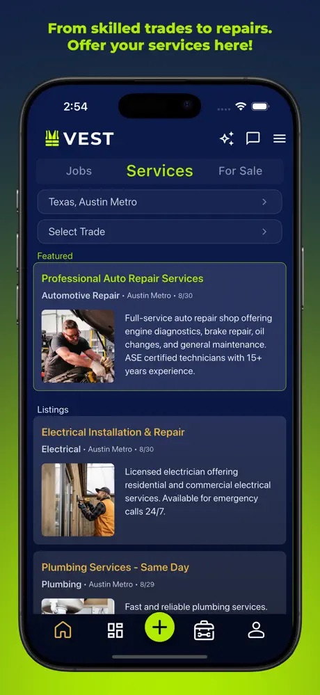 Vest Social App Screenshot 2
